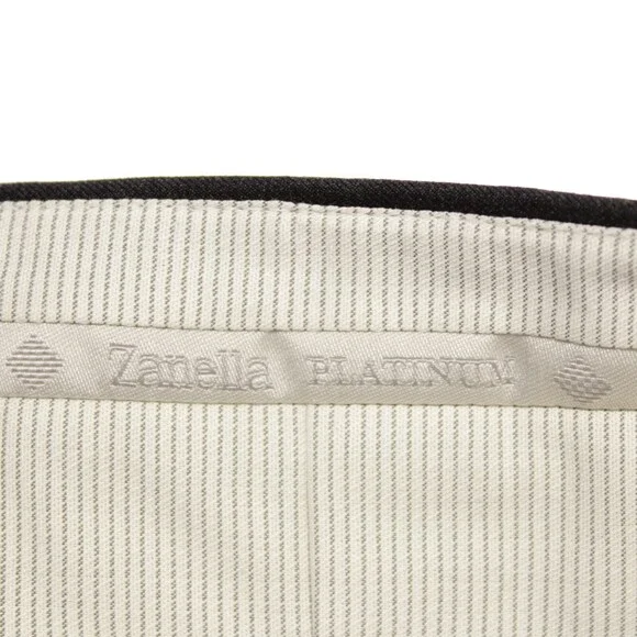 zanella pleated dress pants Danny Pleated Windowpane Check Wool Dress Pants (Men)